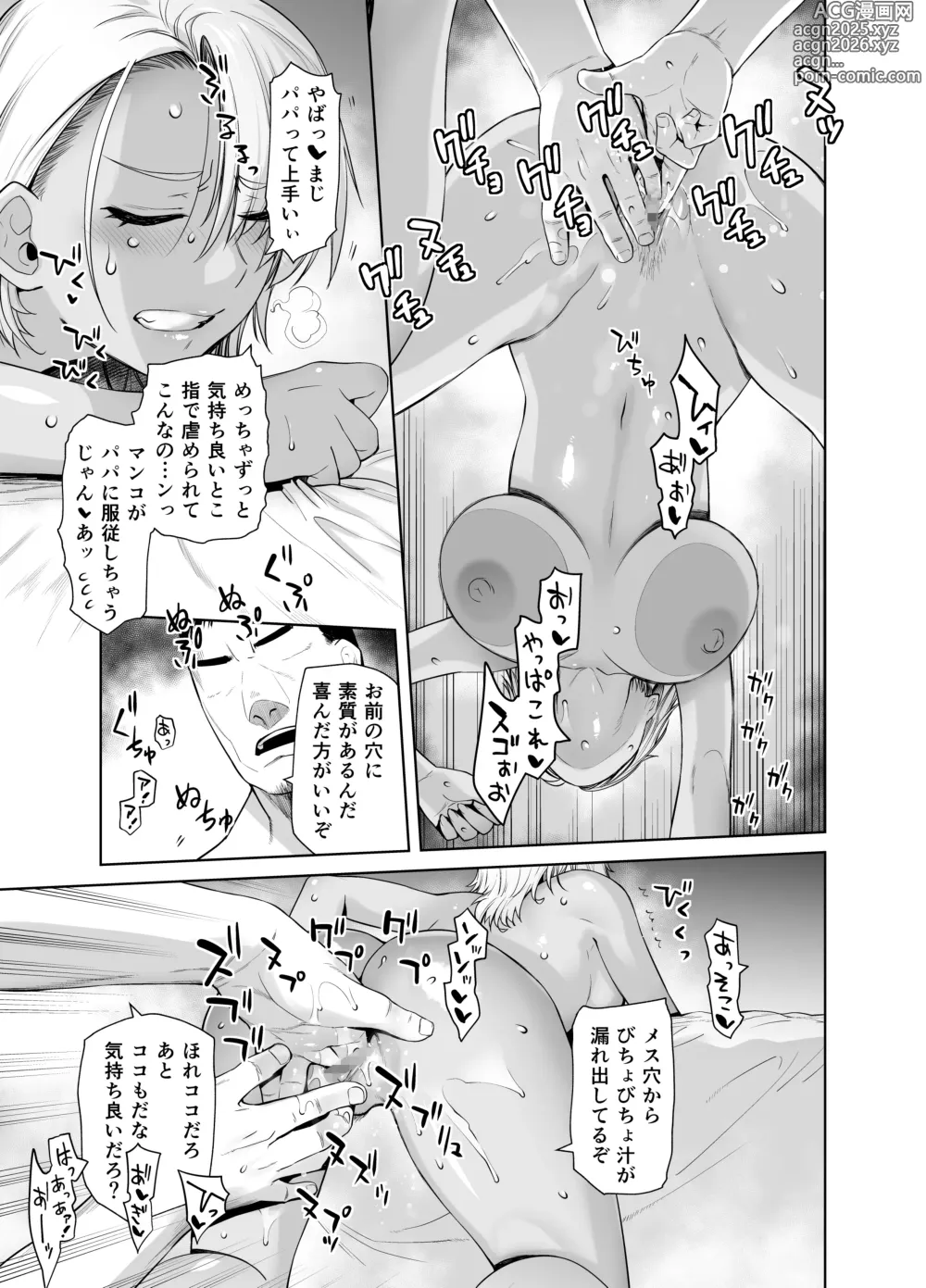 Page 22 of doujinshi Gal Musume ga Chichioya to no Aijoux 2