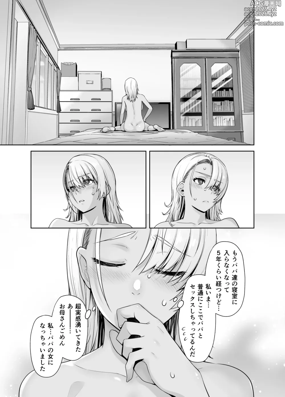 Page 32 of doujinshi Gal Musume ga Chichioya to no Aijoux 2