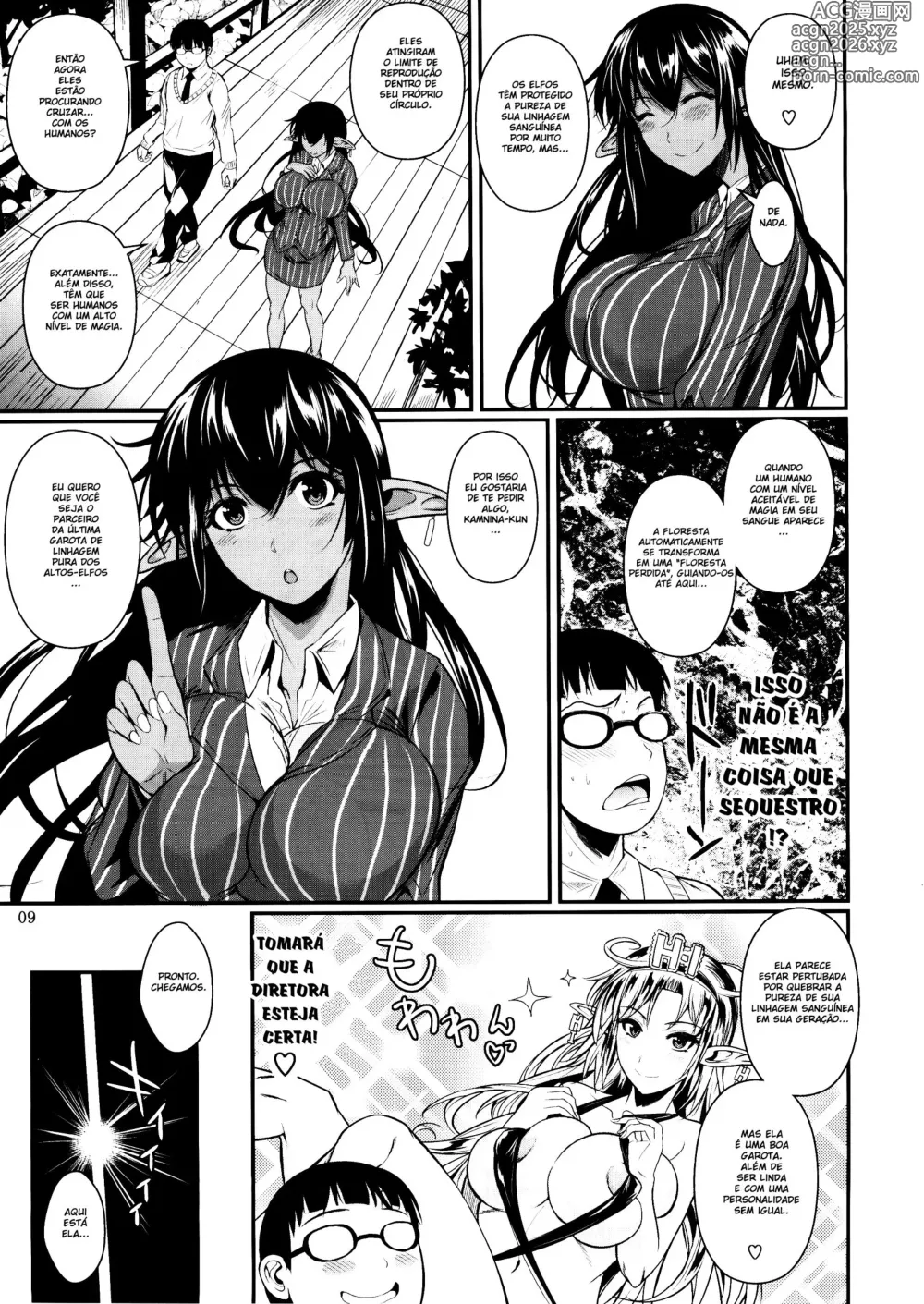 Page 8 of doujinshi High Elf x High School