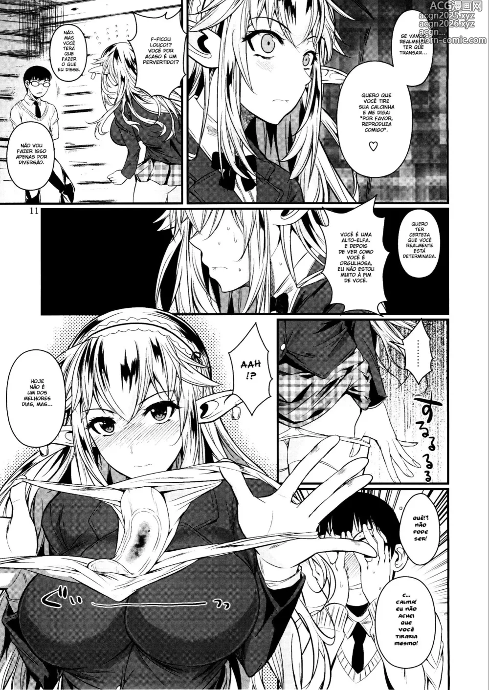 Page 10 of doujinshi High Elf x High School