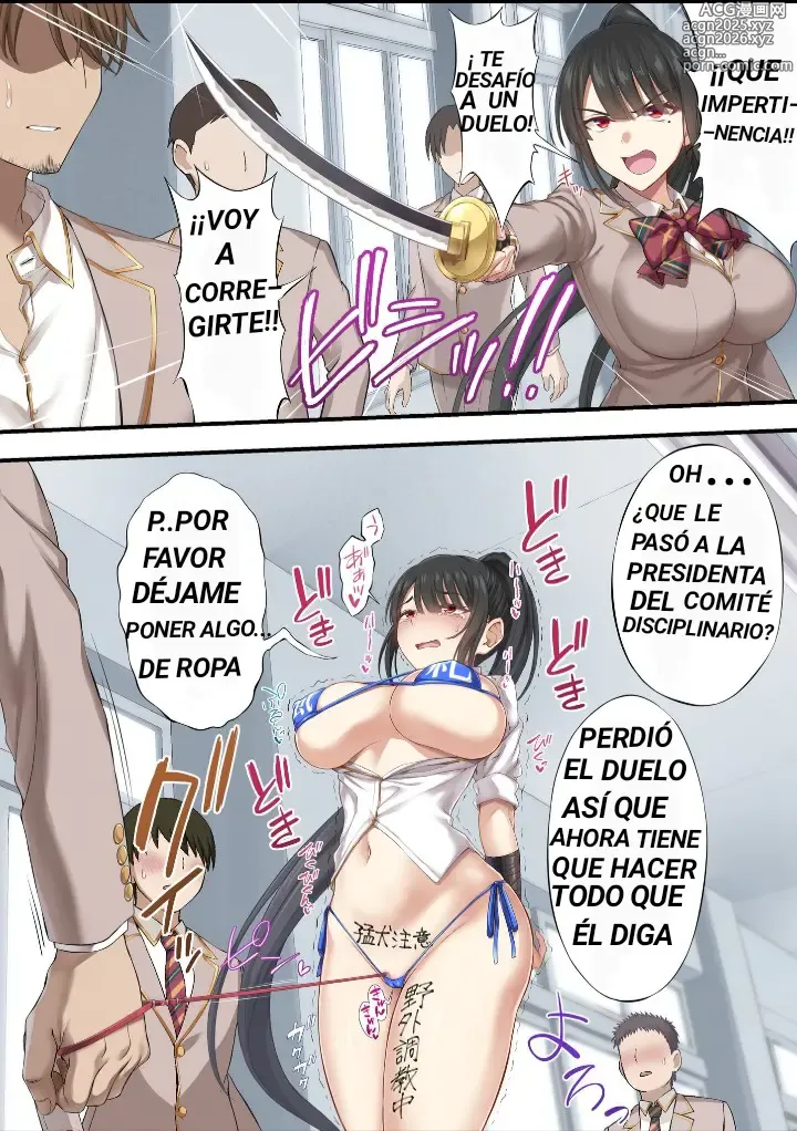 Page 1 of doujinshi La derrota de la presidenta del consejo disciplinario