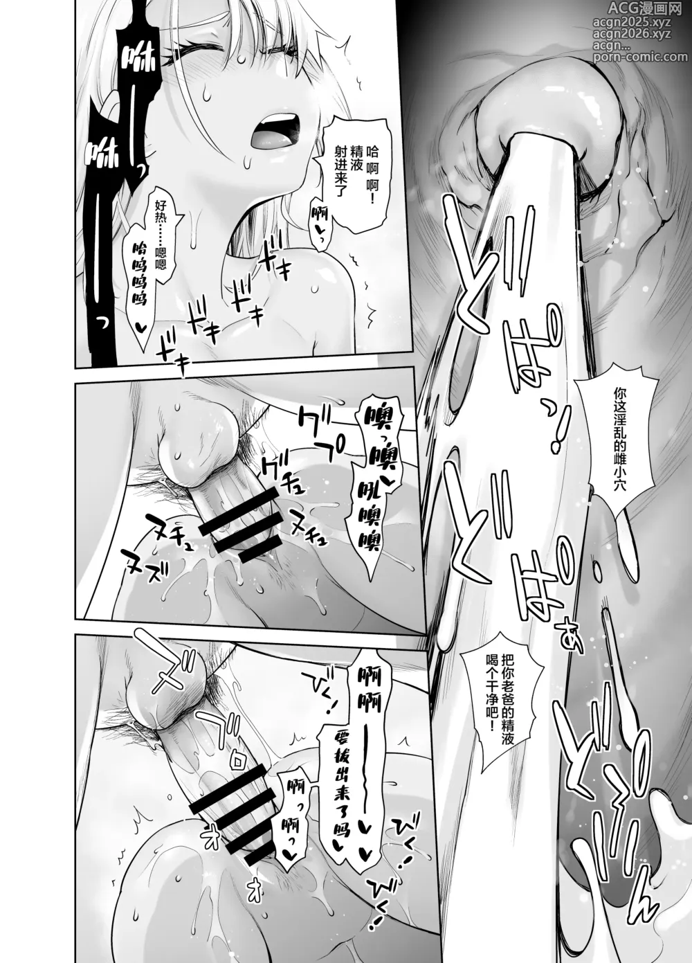 Page 18 of doujinshi Galmusume ga Chichioya tono AijouX 3