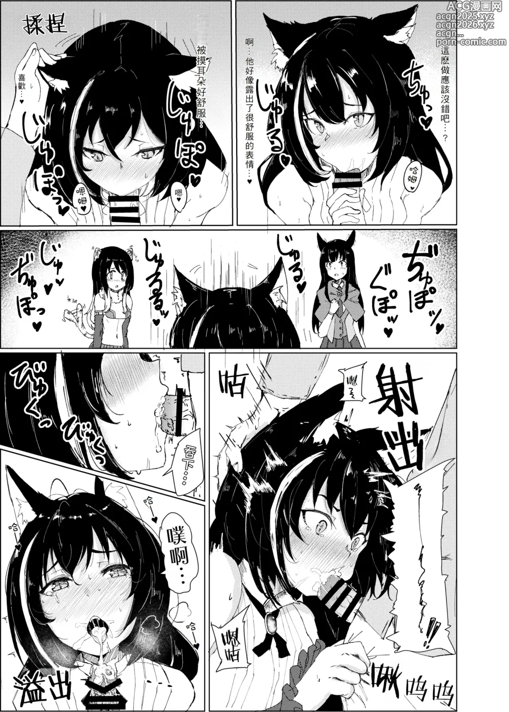 Page 7 of doujinshi Kemomimi Kurokami wa Yabai wa yo!!