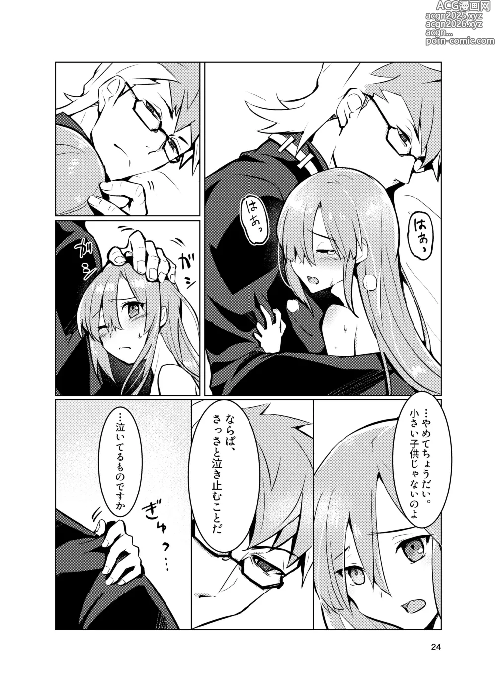 Page 24 of doujinshi Ophelia to no Kizuna Level ga 1 Agatta!