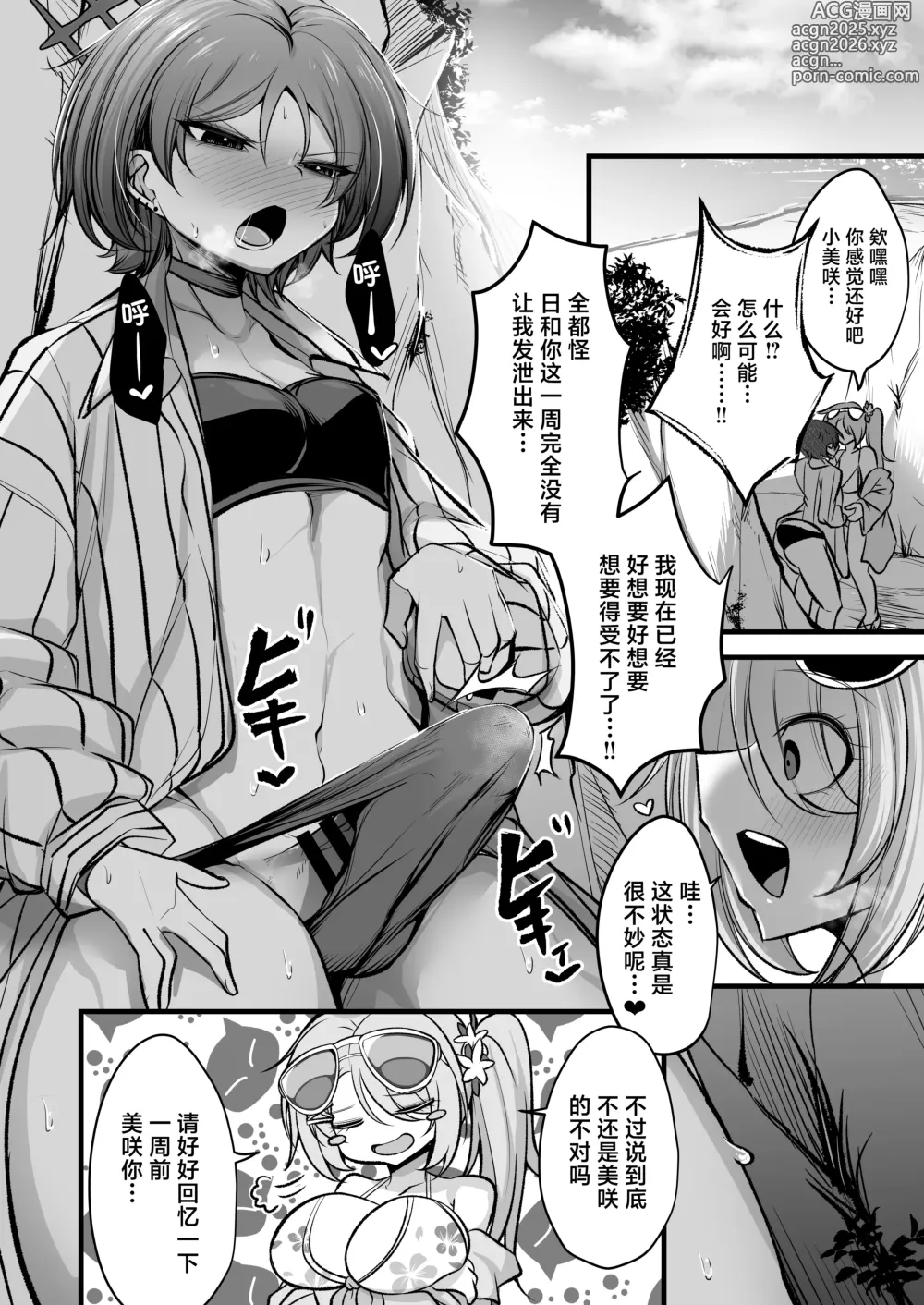 Page 3 of doujinshi Do-S Hiyori VS Futa-chin Misaki-chan