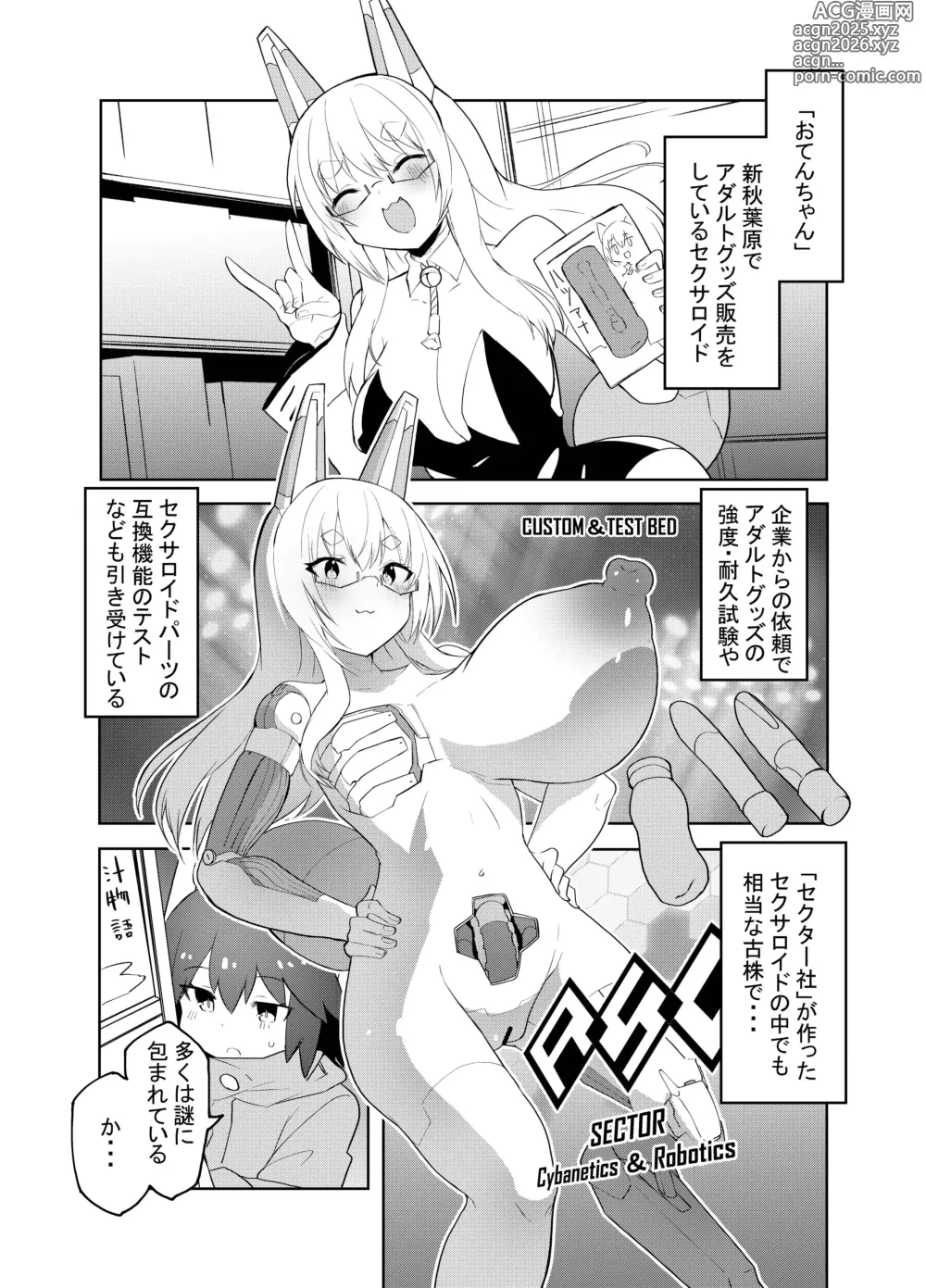 Page 3 of doujinshi SECTORS NODE 01