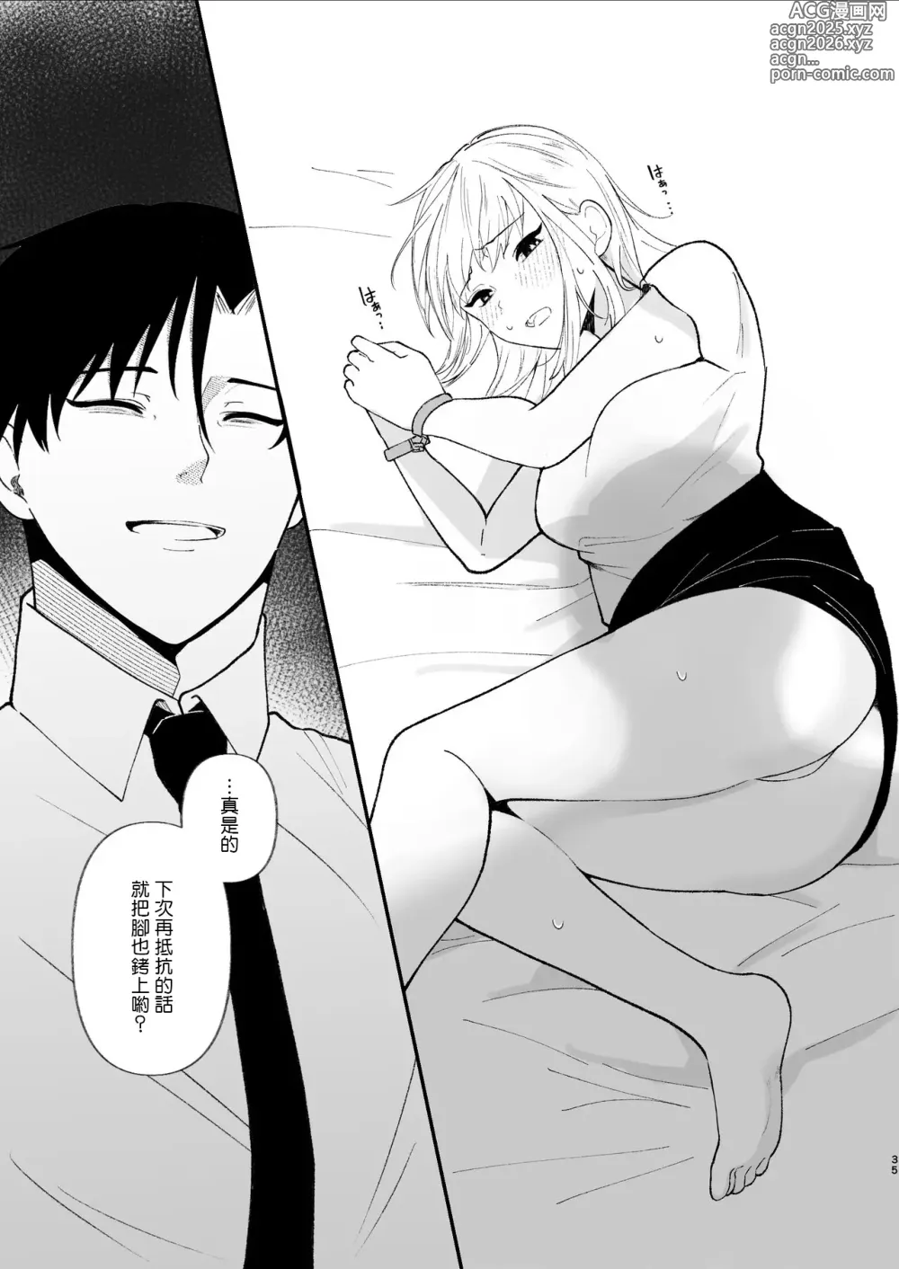 Page 35 of doujinshi Yasashi Senpai no Shotai wa Kyoai no Yandere Danshi