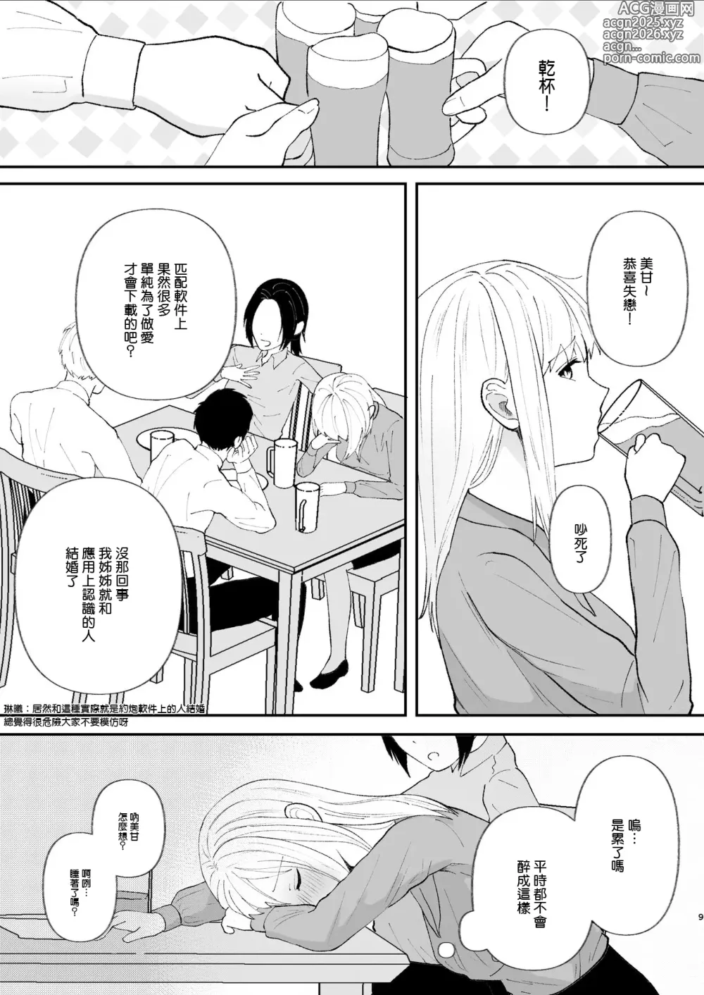 Page 9 of doujinshi Yasashi Senpai no Shotai wa Kyoai no Yandere Danshi