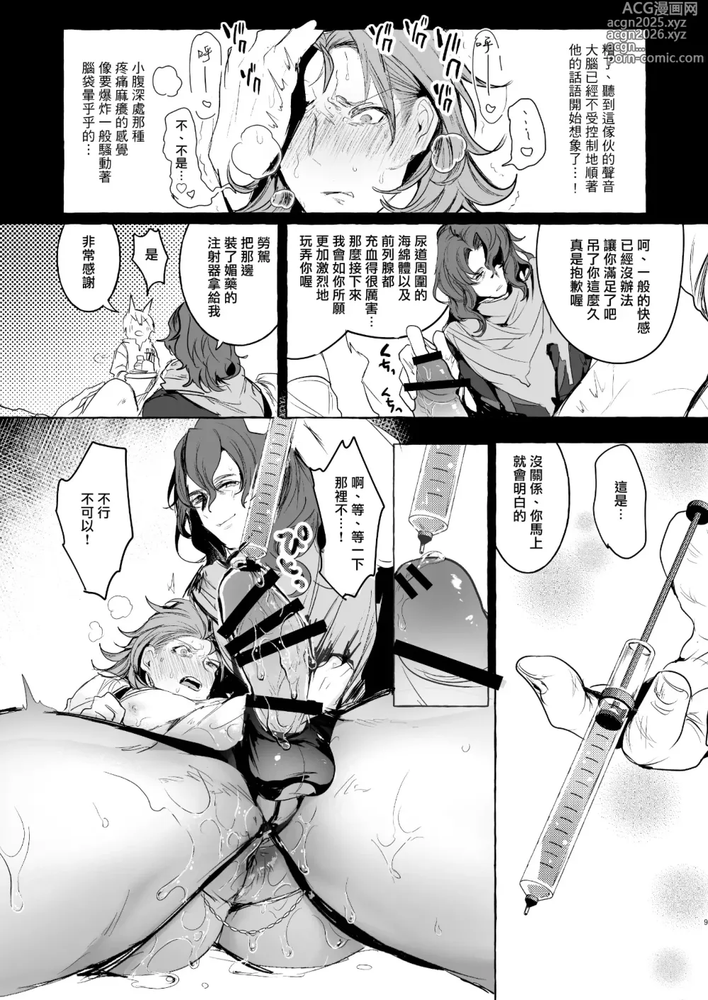 Page 8 of doujinshi Perci Toten SECOND SiegPer Choukyou Zenritsusen Biyaku Zuke