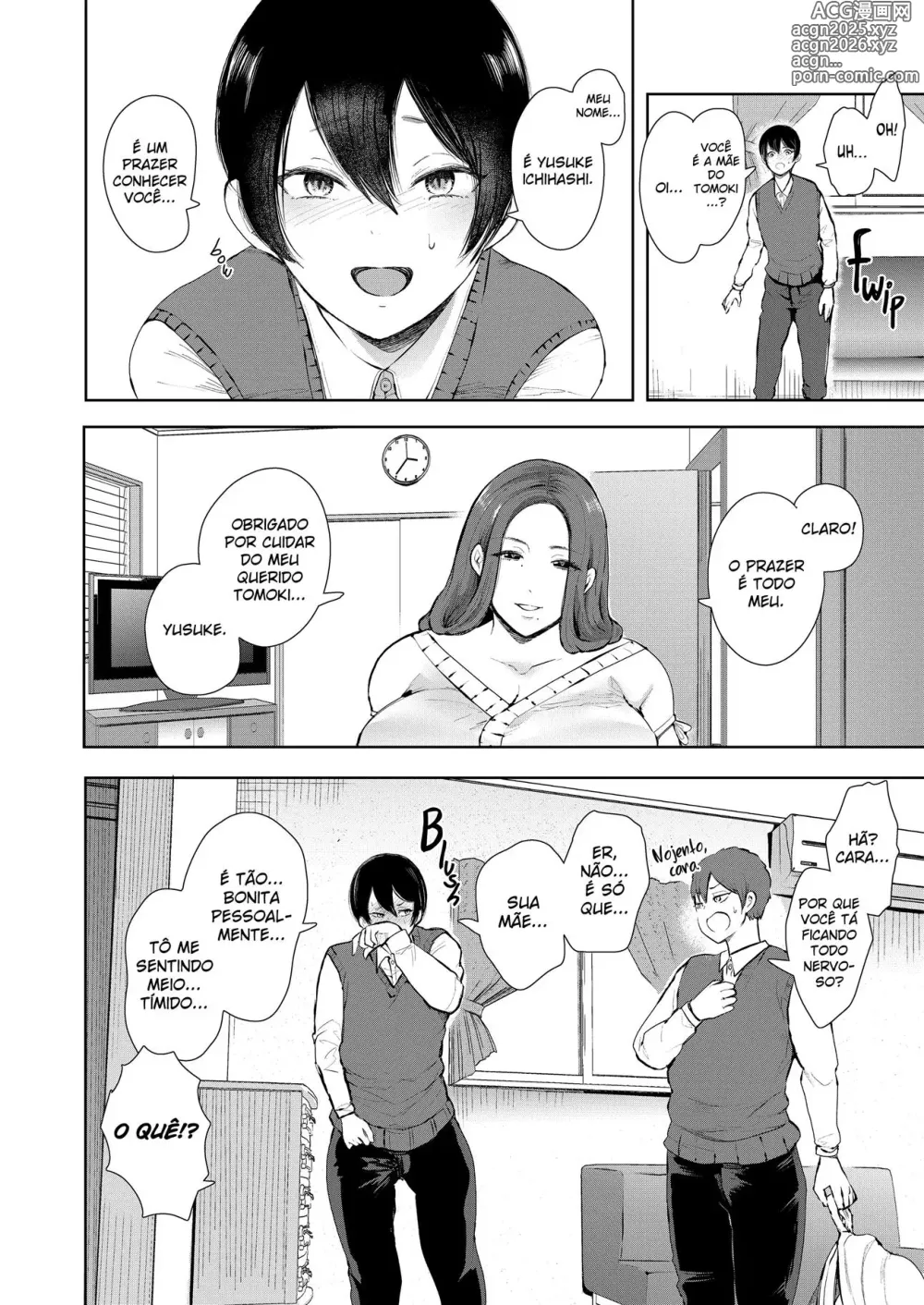 Page 11 of doujinshi Mukashi no Uwaki Aite no Ko ga Jitsu wa Watashi no Musuko no Doukyuusei de... Ch. 1-3