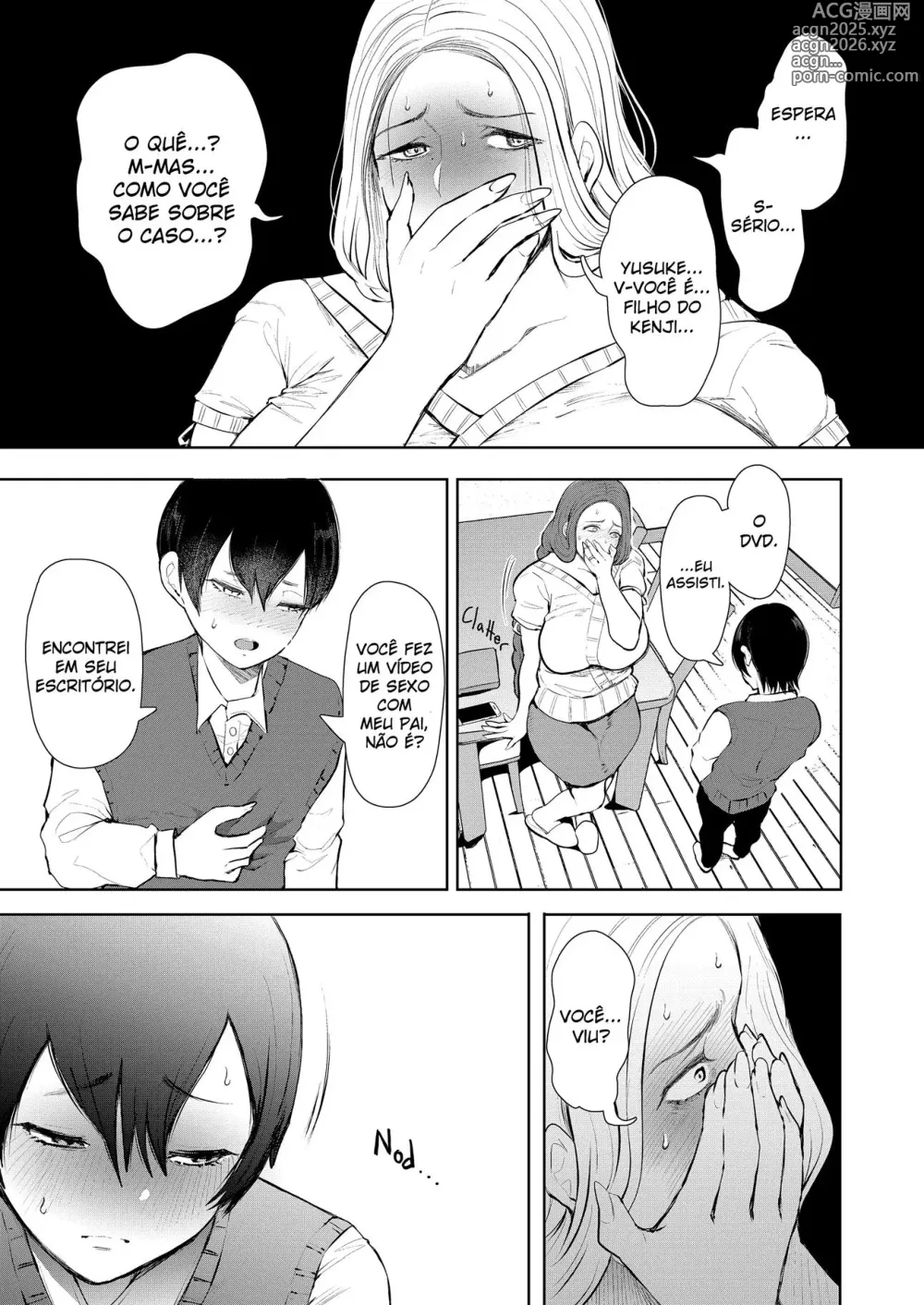 Page 16 of doujinshi Mukashi no Uwaki Aite no Ko ga Jitsu wa Watashi no Musuko no Doukyuusei de... Ch. 1-3