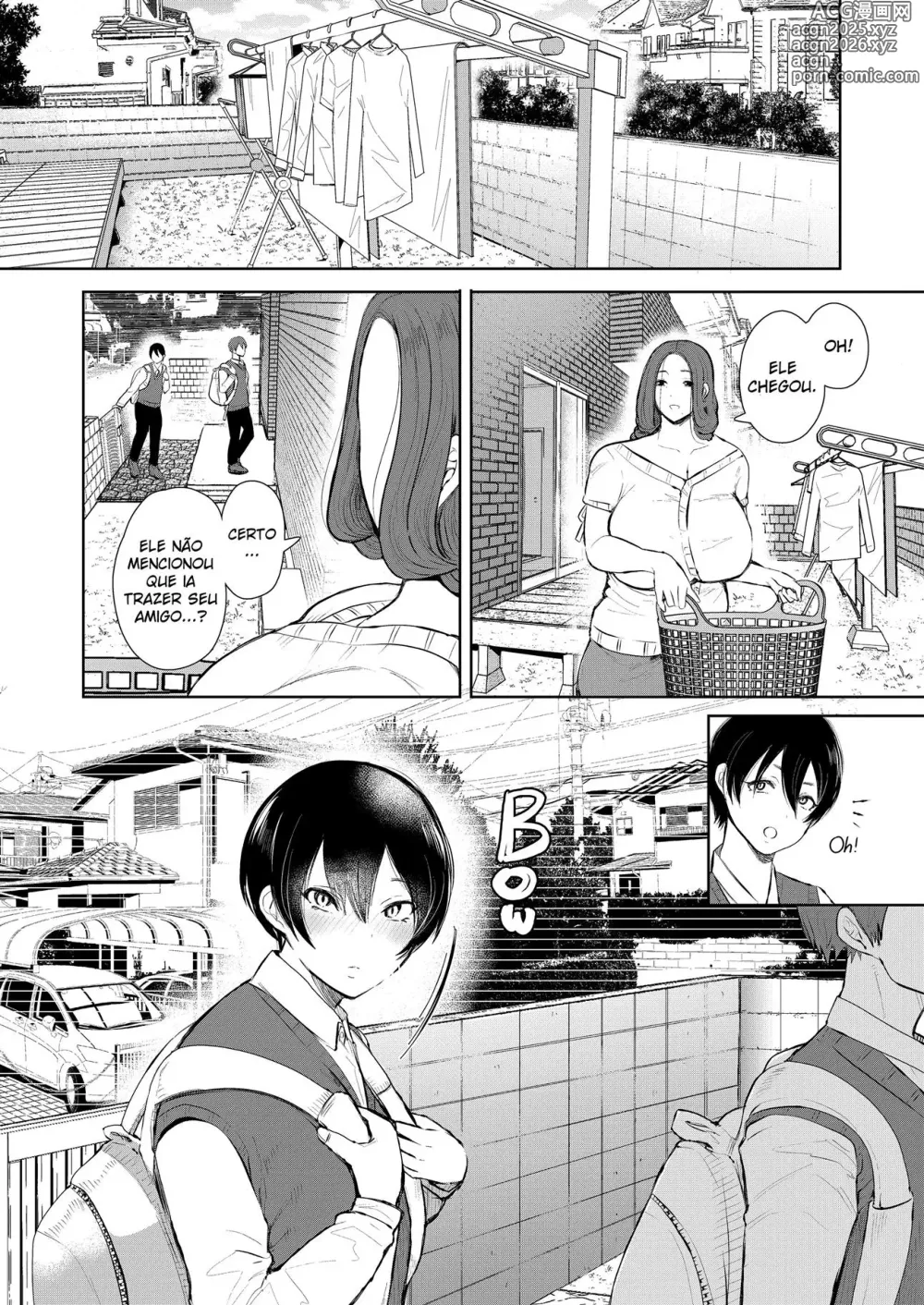 Page 9 of doujinshi Mukashi no Uwaki Aite no Ko ga Jitsu wa Watashi no Musuko no Doukyuusei de... Ch. 1-3