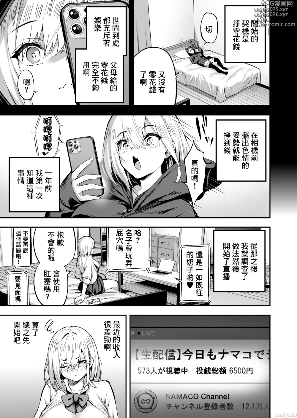 Page 7 of doujinshi 配信女子ナマコの生出し配信