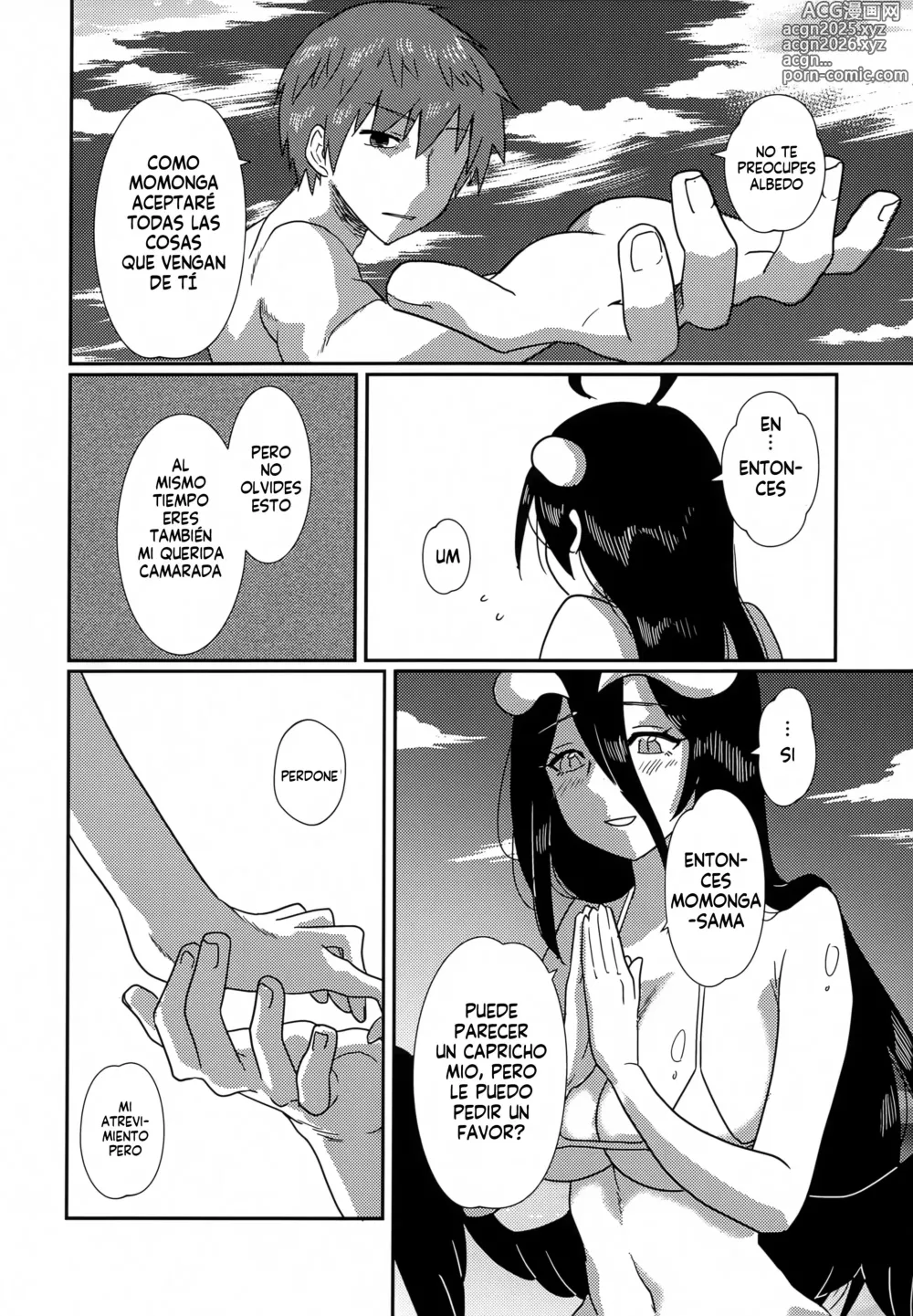 Page 26 of doujinshi Albedo san y el mar!