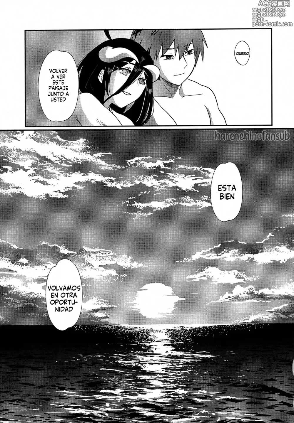 Page 27 of doujinshi Albedo san y el mar!