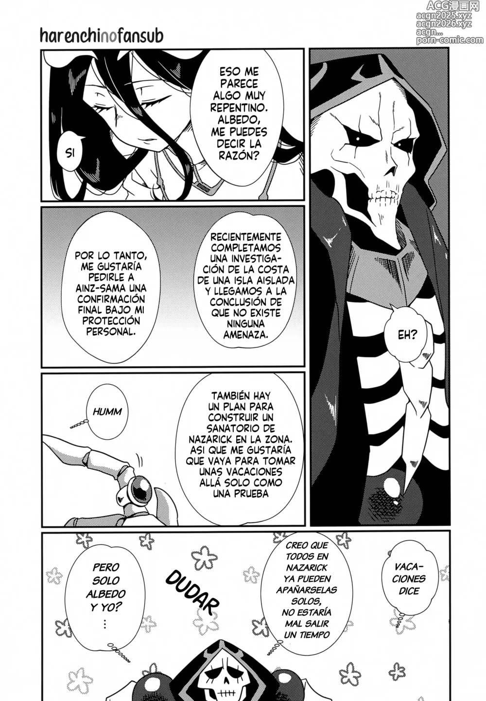 Page 7 of doujinshi Albedo san y el mar!