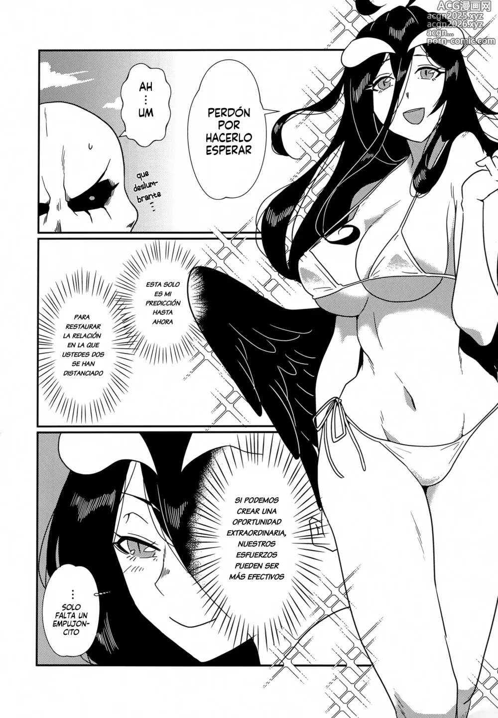 Page 10 of doujinshi Albedo san y el mar!