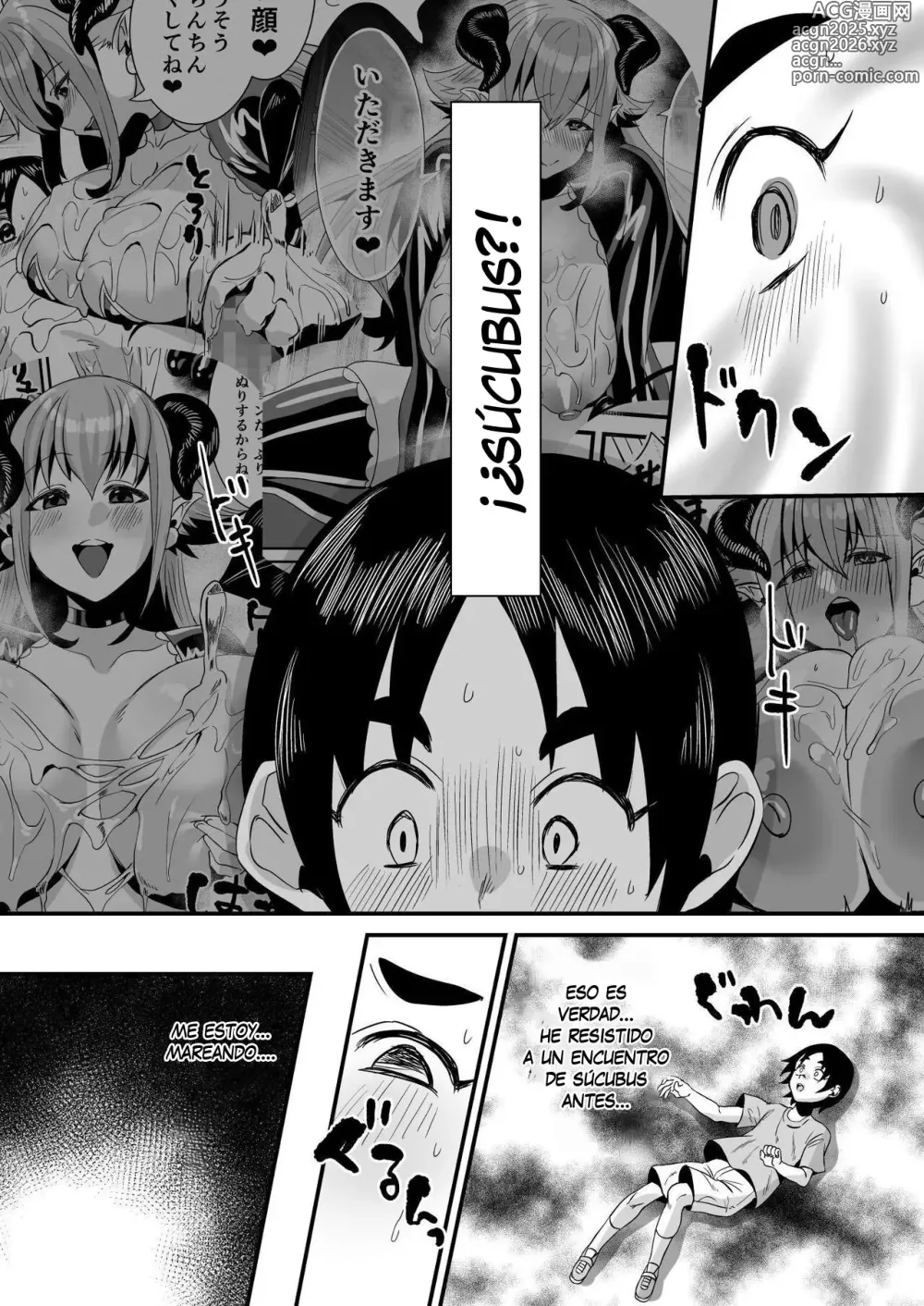 Page 8 of doujinshi Lotion Succubus no Nurunuru Sakusei Inmu W