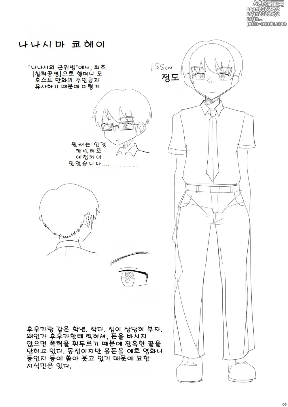 Page 5 of doujinshi 금발 폭유 양아치가 뒤에서 푹푹 범해지는 책