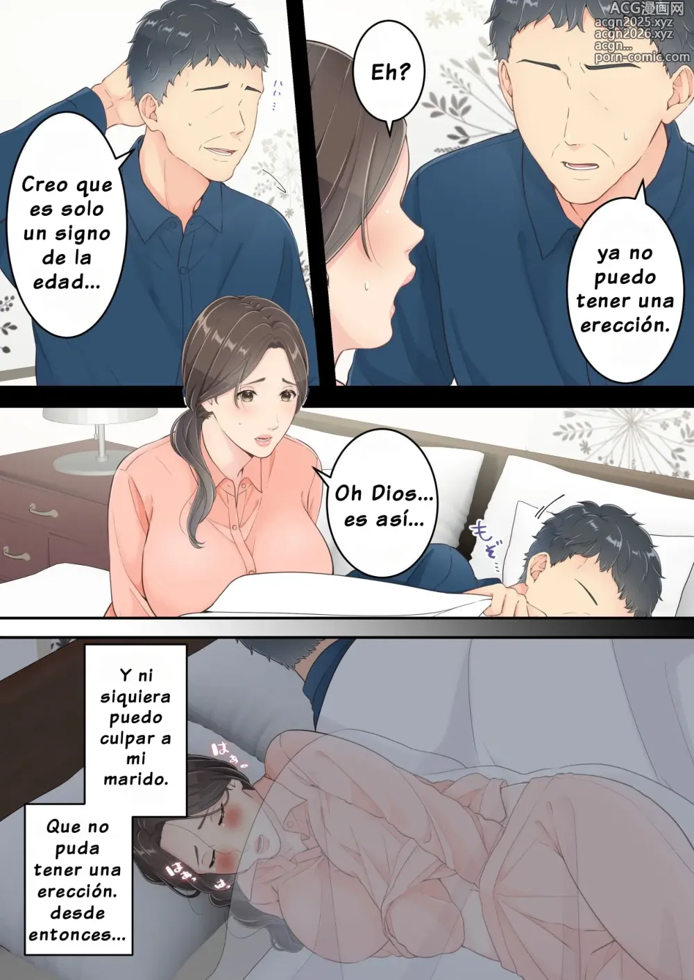 Page 12 of doujinshi Matomo na Okaa-san ga Musuko to Onaidoshi na Otokonoko to Amaama Furin Ryokou shichau Hanashi