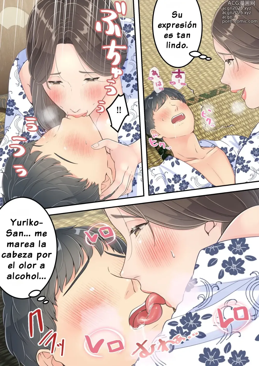 Page 72 of doujinshi Matomo na Okaa-san ga Musuko to Onaidoshi na Otokonoko to Amaama Furin Ryokou shichau Hanashi