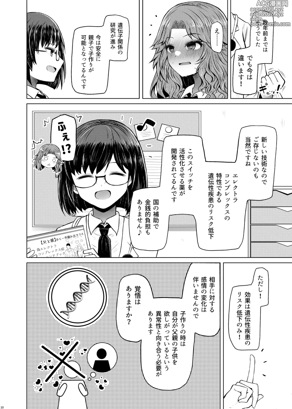 Page 10 of doujinshi Idensei Shikkan no Risk ga Nai nara Papa to Kozukuri Shite mo Ii yo ne 5