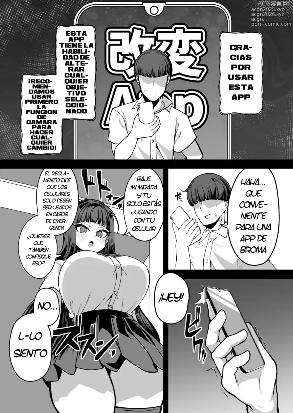 Page 5 of doujinshi Kaihen Cheat Appli de Sukihoudai Shimakuru Hanashi