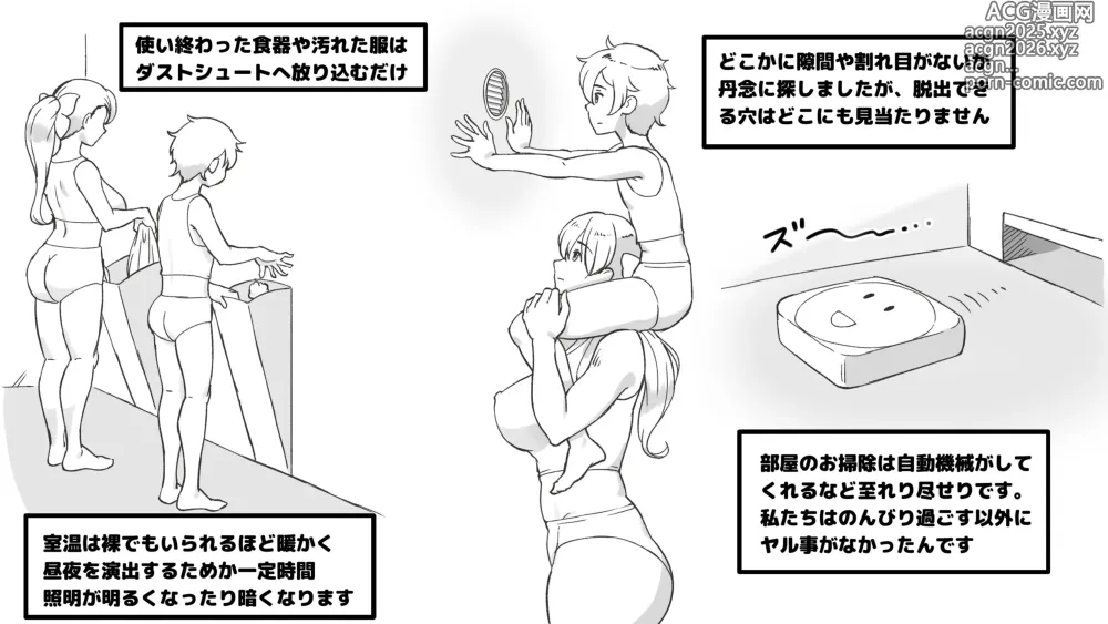 Page 16 of doujinshi Mama to Shinai to Derarenai Heya ~Kankin Sareta Boku to Mama~