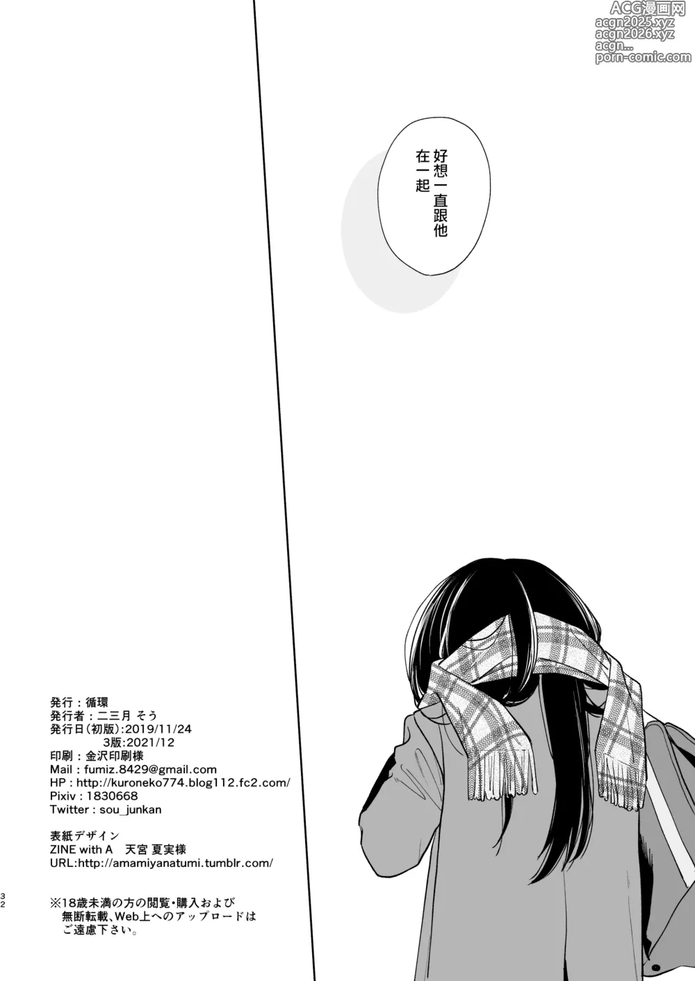 Page 32 of doujinshi Kimi no Taion Kimi no Kodou 2