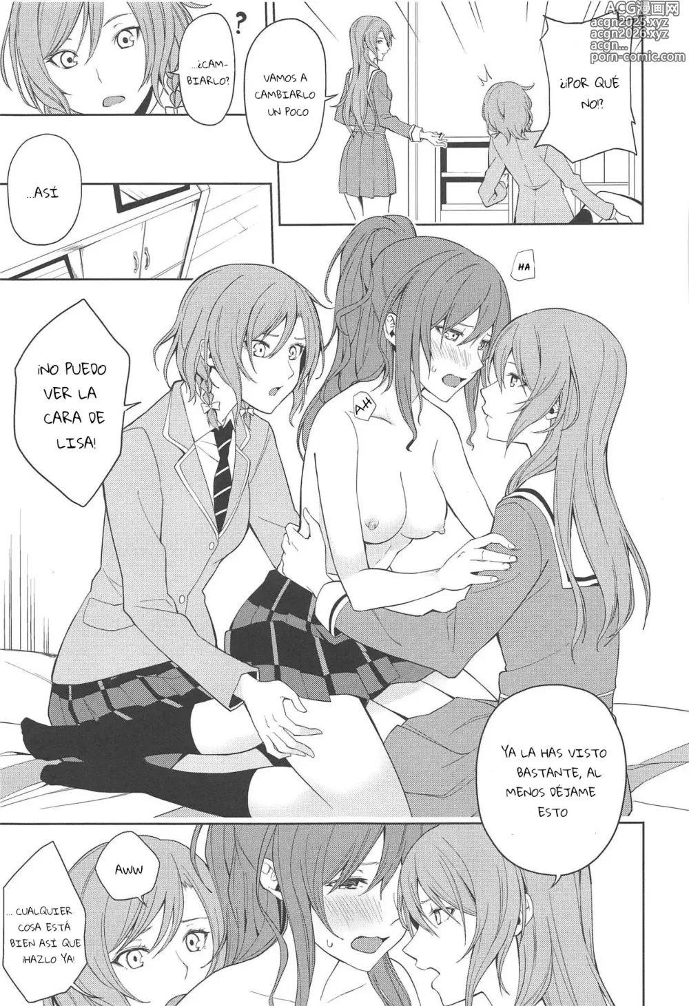 Page 4 of doujinshi Sayo Lisa Hina Ecchi Book