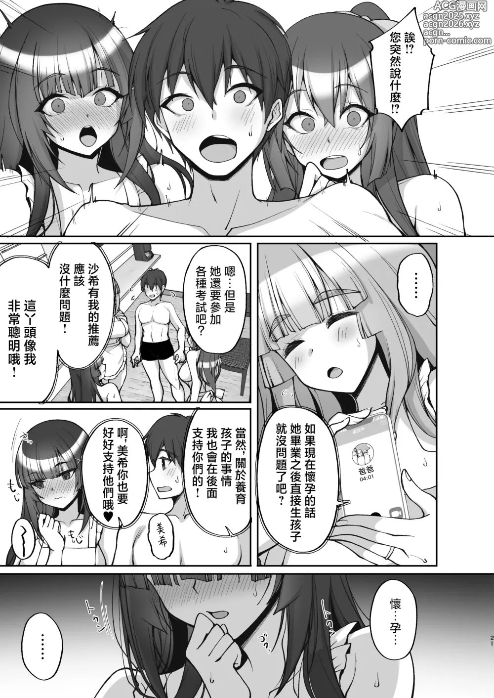 Page 21 of doujinshi Chishojo Fuuki Iin no Minna ni Ienai Inbi na Onegai 8 ~Bomai to Ane o Haramaseru Otomarikai Kouhen~