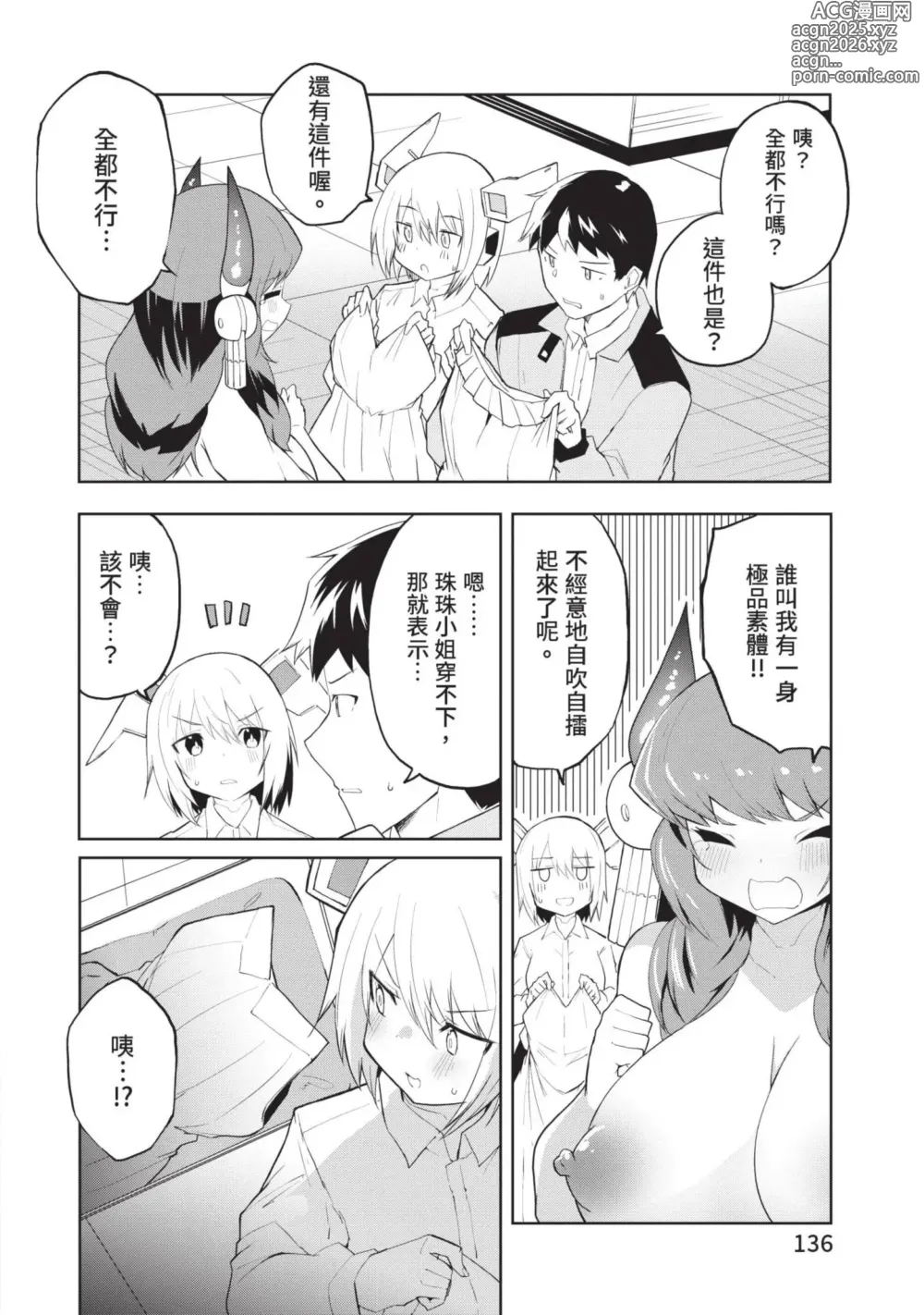 Page 135 of manga 讓性愛機器人充滿AI 1