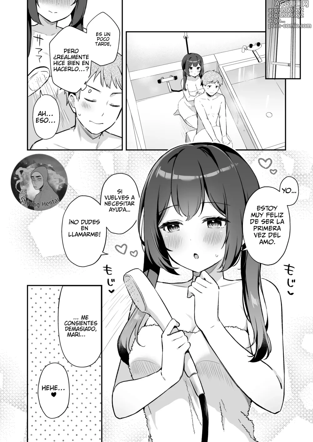 Page 27 of doujinshi Osananajimi no Toshishita Iyashikei Maid to Issho ni Hatsutaiken Suru Hanashi