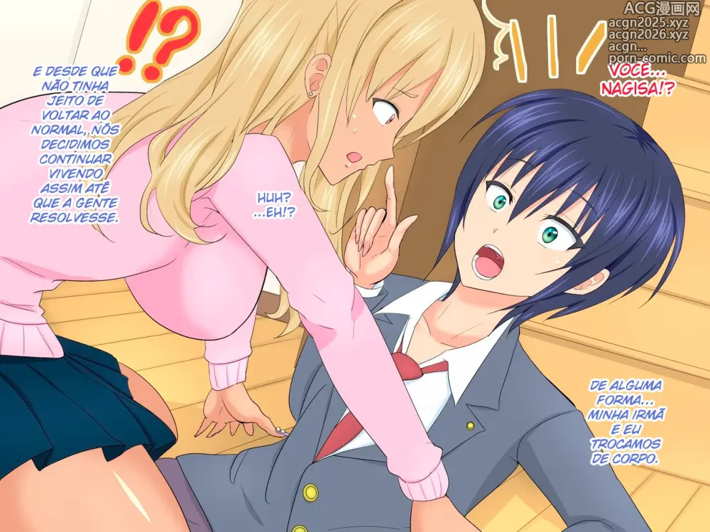 Page 3 of doujinshi Irekawari de Otokonoko!? Bitch Gal na Ane no Sei de Onna ni Sareta Ore no Karada