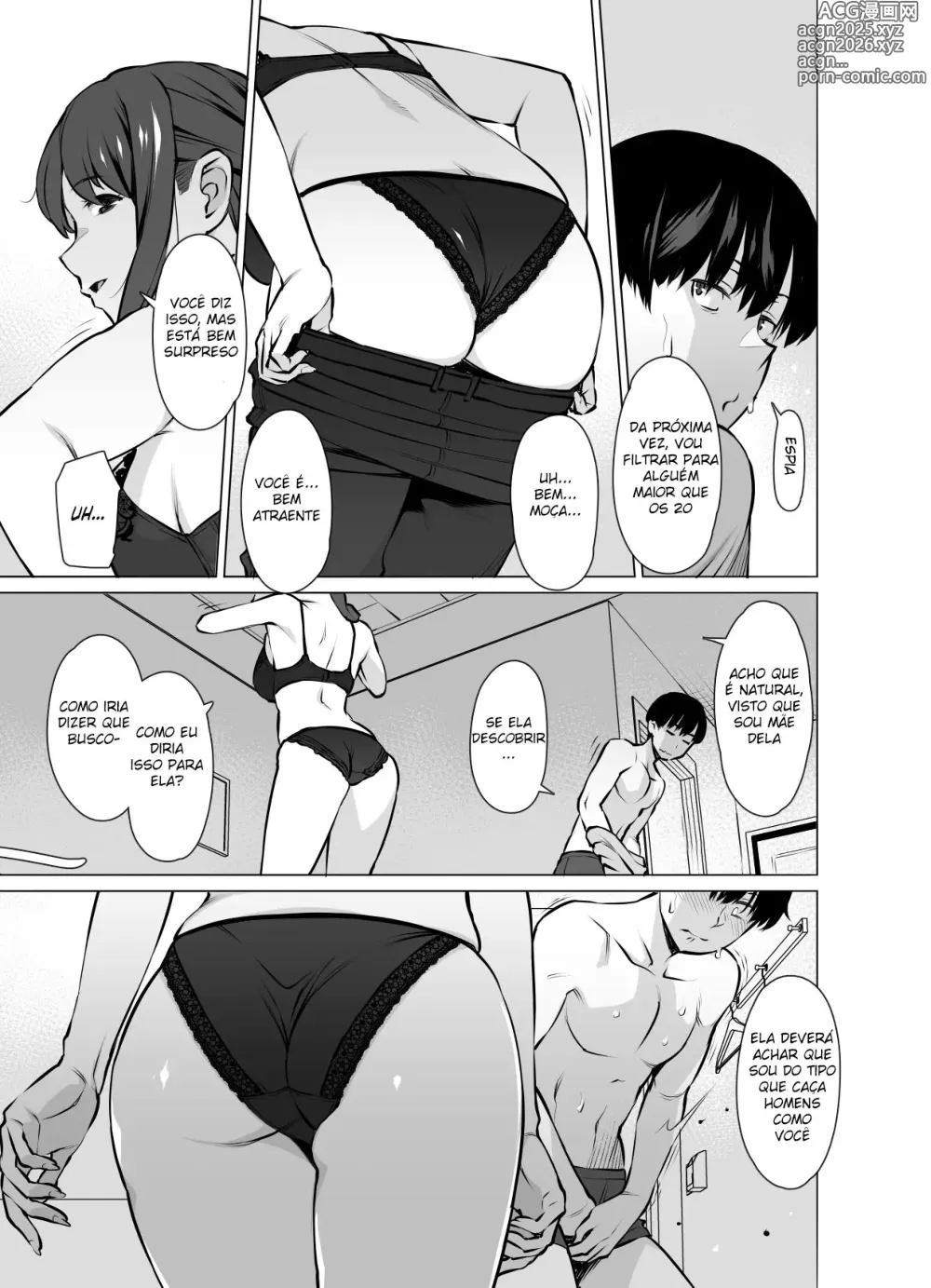 Page 12 of doujinshi Yamazaki Makie (3●-sai), Musume no Kareshi to SeFri ni Naru