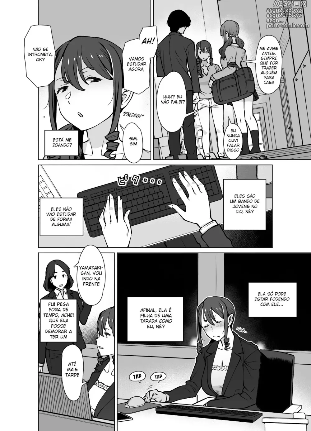 Page 7 of doujinshi Yamazaki Makie (3●-sai), Musume no Kareshi to SeFri ni Naru