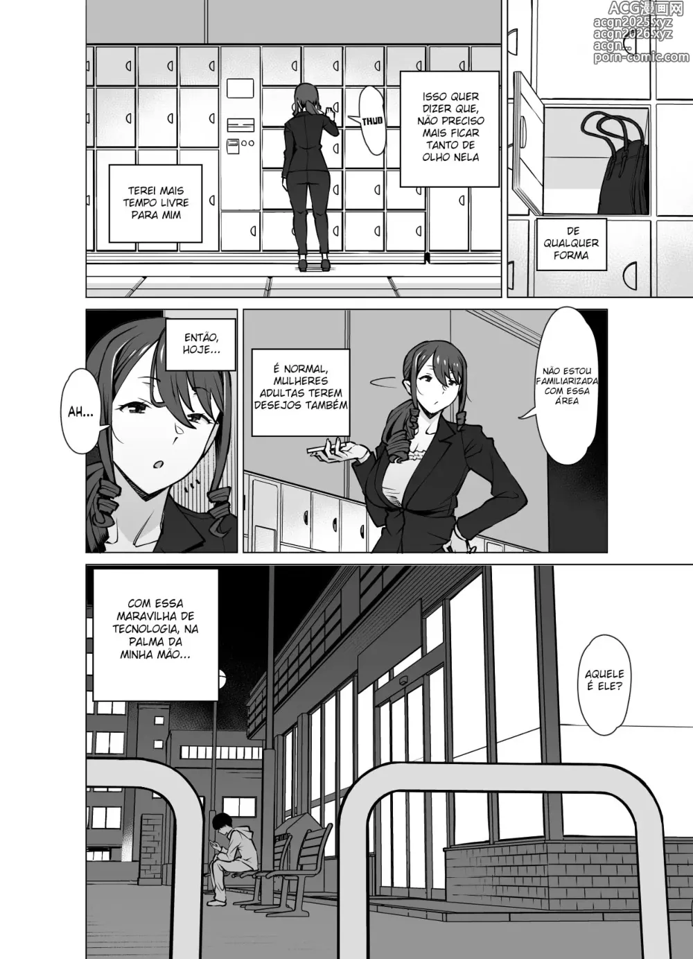 Page 9 of doujinshi Yamazaki Makie (3●-sai), Musume no Kareshi to SeFri ni Naru