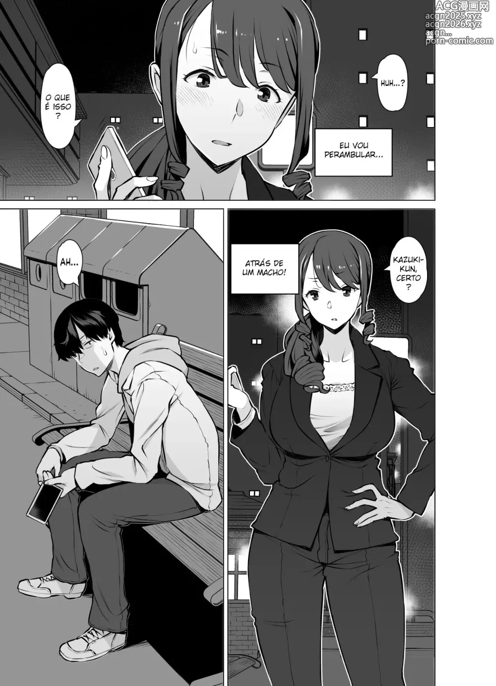 Page 10 of doujinshi Yamazaki Makie (3●-sai), Musume no Kareshi to SeFri ni Naru