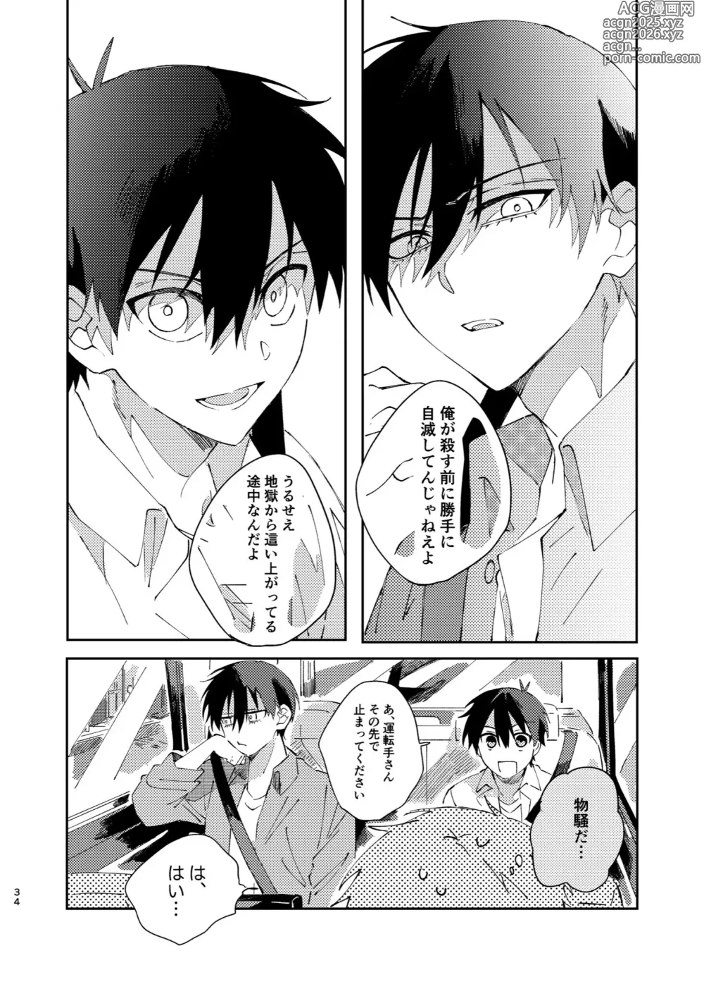 Page 33 of doujinshi Kimi wa Fuhitsuyou de Fukaketsu