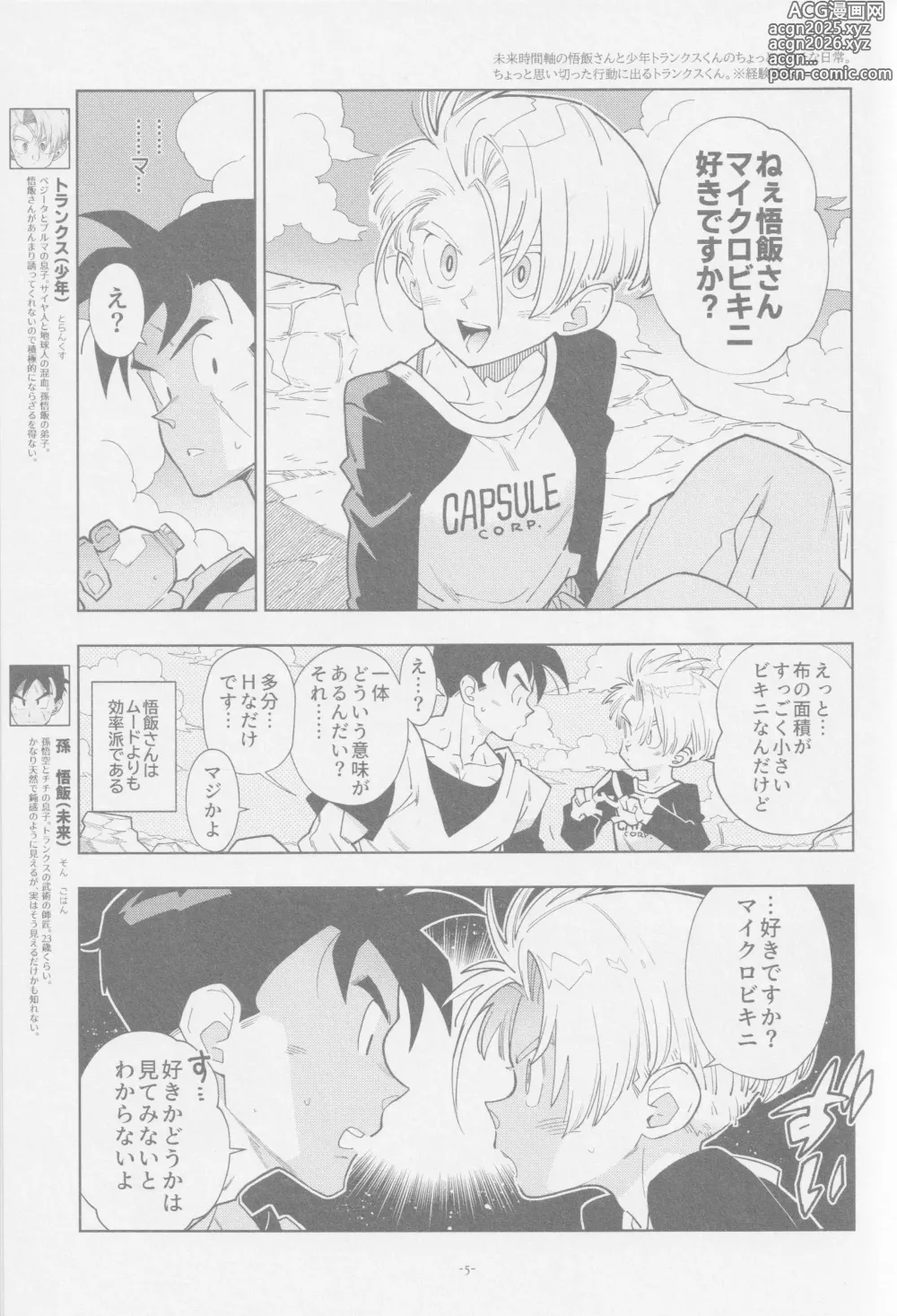 Page 4 of doujinshi Nee Gohan-san Micro Bikini Suki desu ka?