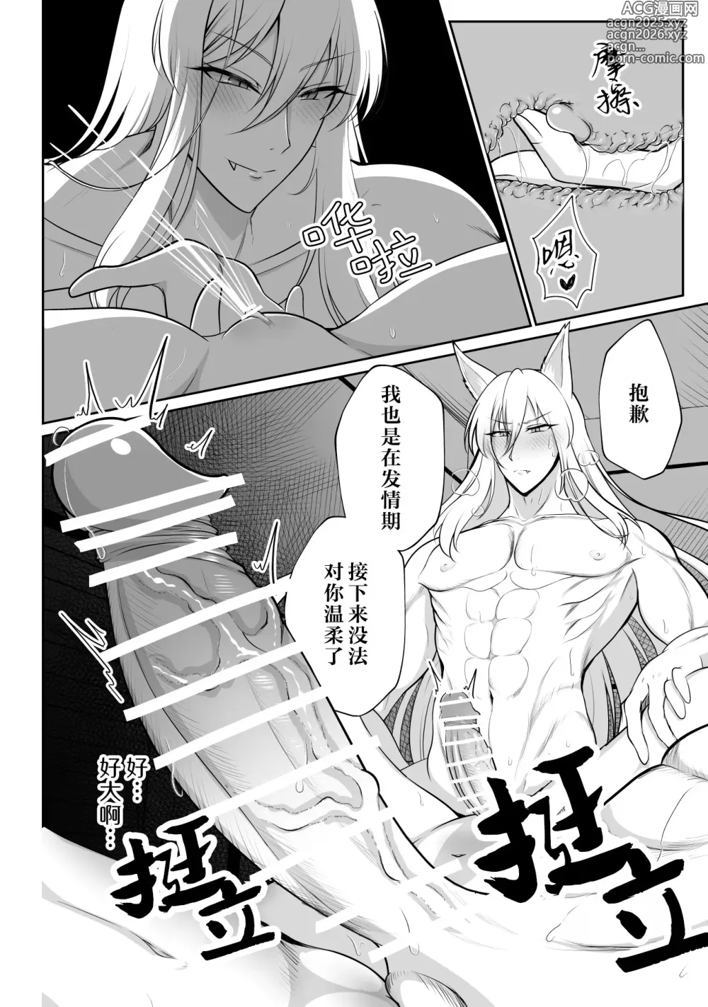 Page 10 of doujinshi 现代OL被孤独的妖狐邪神溺爱~成为神的祭品？!兽交确定~