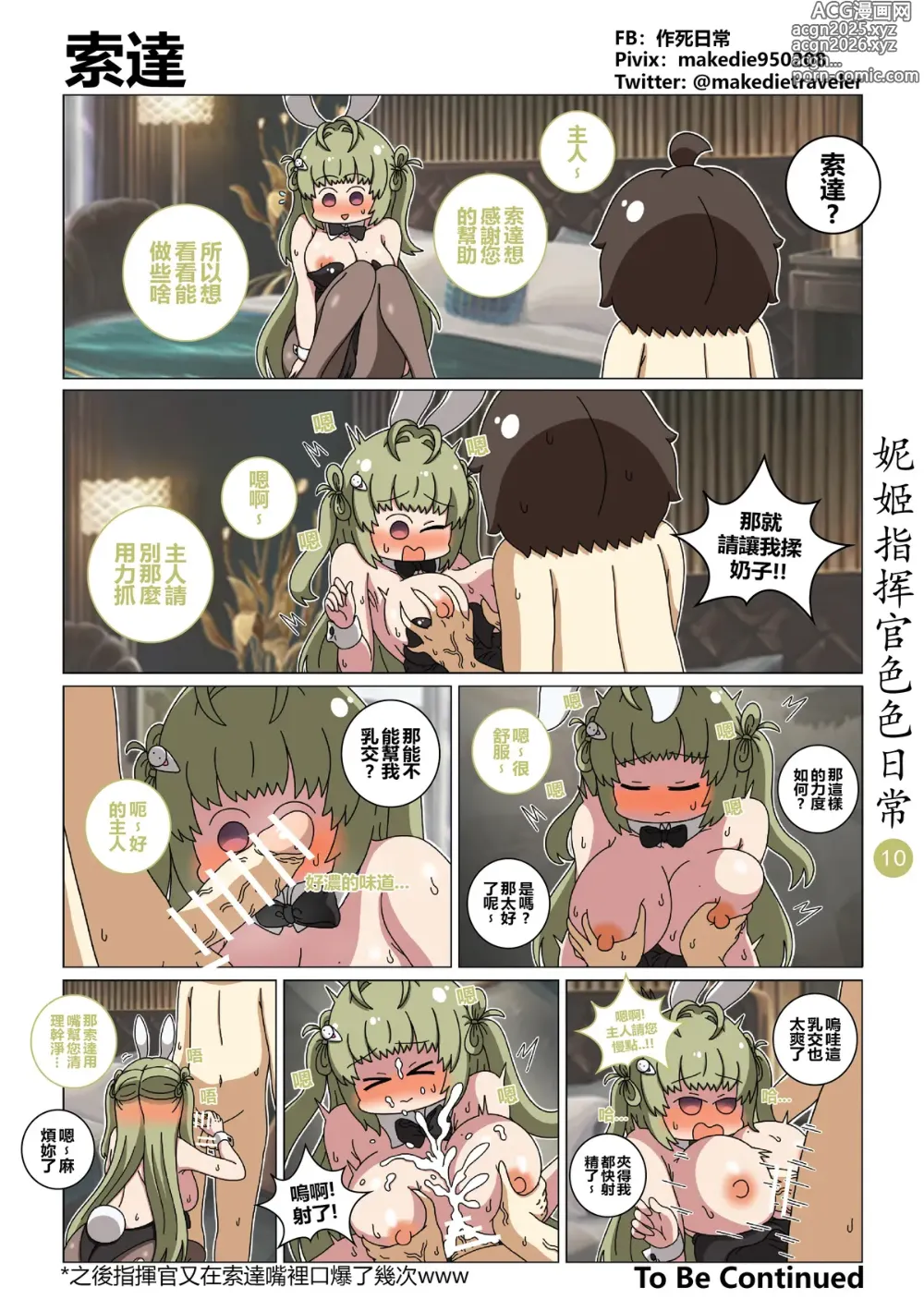 Page 10 of doujinshi 妮姬指揮官色色日常