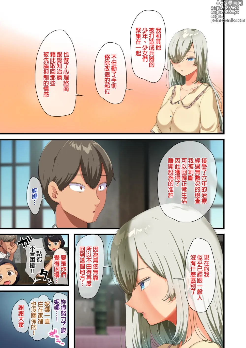 Page 210 of doujinshi 戦争が終わって用済みになった人間兵器の巨乳美少女を拾って家に持ち帰ってみたら…1-2｜戰爭結束後被棄若敝屣的改造人形兵器巨乳美少女讓人試著撿回家以後……1-2