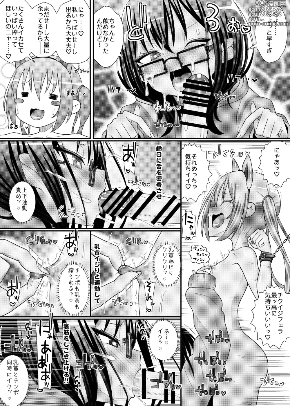 Page 18 of doujinshi Sakusei Seikou!? Chikubitches!! ~Otokonoko Sakusei Café Sennyuu Hen~