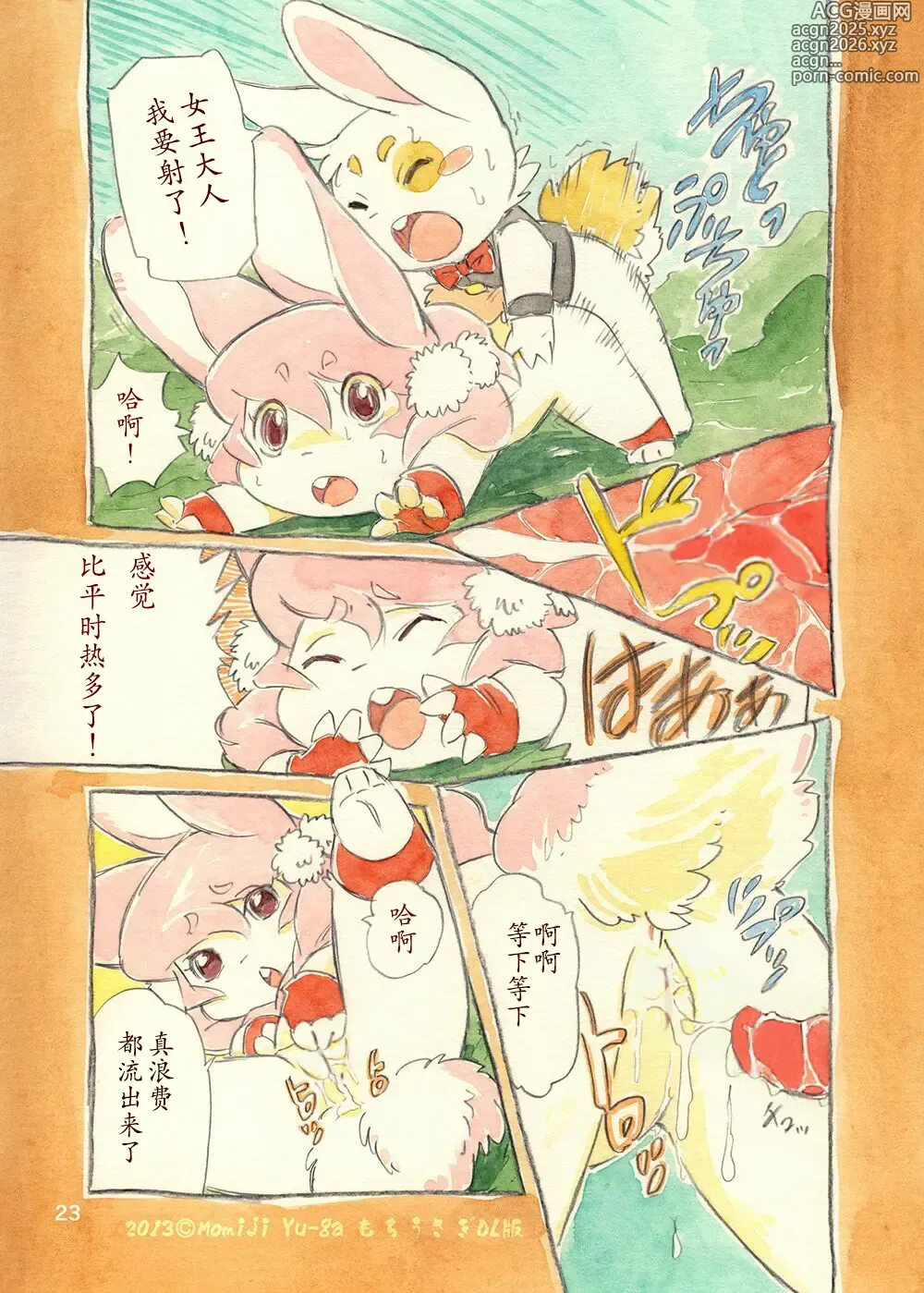 Page 23 of doujinshi 年糕兔兔 女王和我