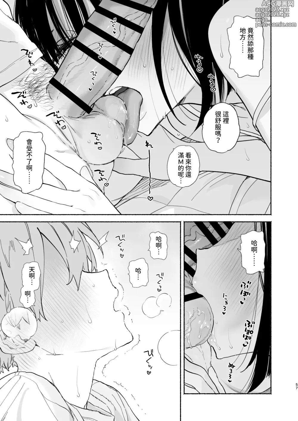 Page 56 of doujinshi Boku no Geshuku Seikatsu ni Tsuite 2 + Yuzuya no  Usui Hon 2024 Natsu Boku no Geshuku Seikatsu Shuuka to Omocha Hen