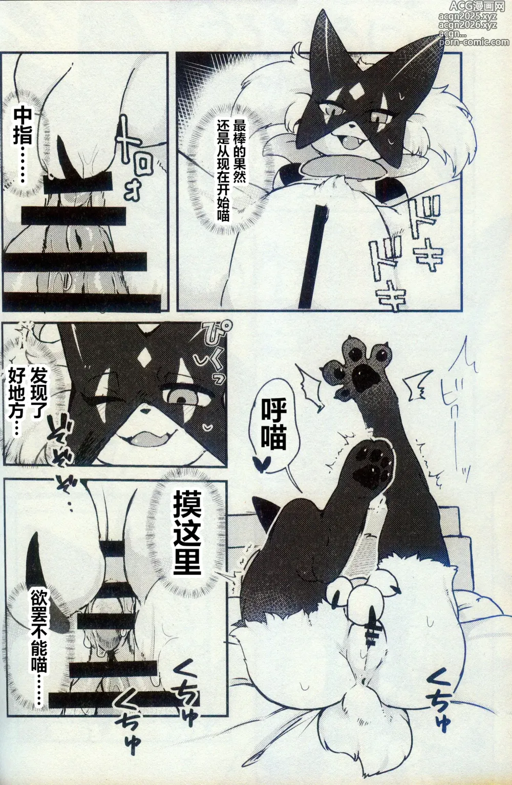 Page 8 of doujinshi 欸!? 我家的魔幻假面猫独自看家!? 不可能不做一些什么吧!!