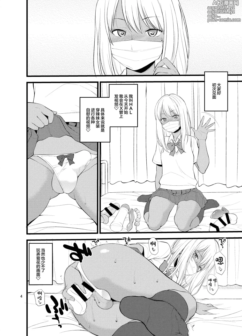 Page 2 of doujinshi Gal Josou Xtuber