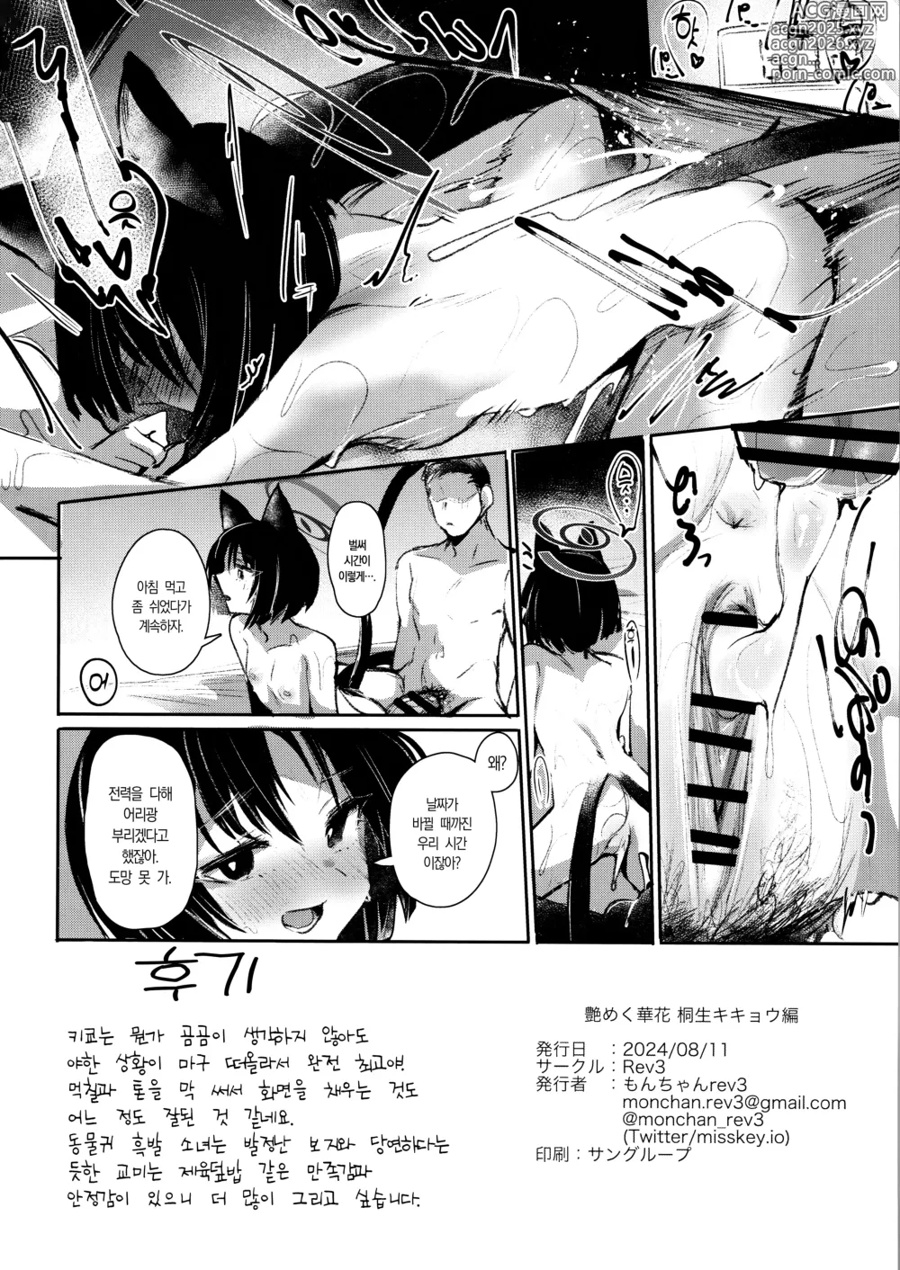 Page 21 of doujinshi 요염한 꽃들 키류 키쿄편