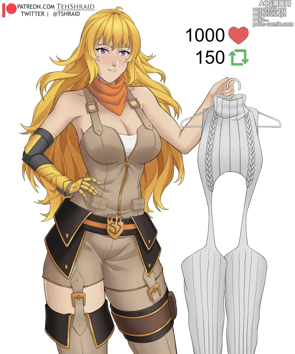 Page 12 of imageset RWBY Yang Cosplay Game